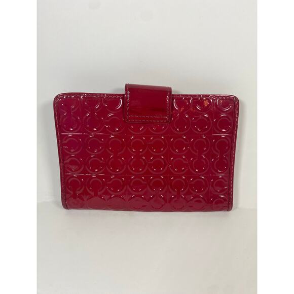 Coach Leather Wallet Red - Picture 2 of 9